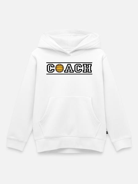 Coach - Kinder Premium Organic Hoodie - Weiß