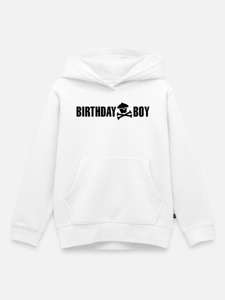 Birthday boy - Kinder Premium Organic Hoodie - Weiß
