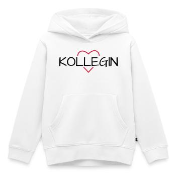 Kollegin Herz Lieblingskollegin Geschenk - Kinder Premium Organic Hoodie - Weiß - Vorne - AI Model Kid Female (0cm)