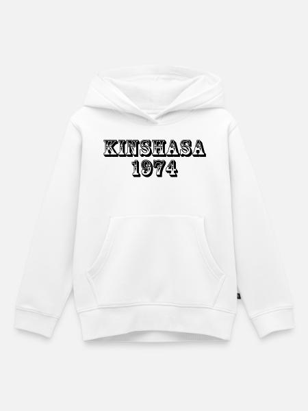 Kinshasa 1974 - Kinder Premium Organic Hoodie - Weiß