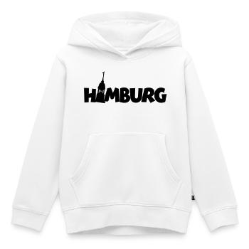 Hamburg Hamburger Michel - Kinder Premium Organic Hoodie - Weiß - Vorne - AI Model Kid Female (0cm)