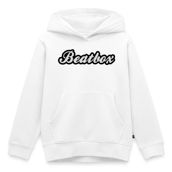 Beatbox - Kinder Premium Organic Hoodie - Weiß - Vorne - AI Model Kid Female (0cm)