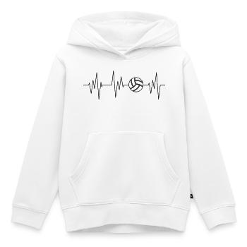 Volleyballer - Kinder Premium Organic Hoodie - Weiß - Vorne - AI Model Kid Female (0cm)