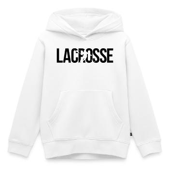 lacrosse - Sweat Premium à capuche enfant bio - blanc - Devant - AI Model Kid Female (0cm)
