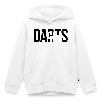 darts - Kids Premium Organic Hoodie - white - Front - AI Model Kid Female (0cm)