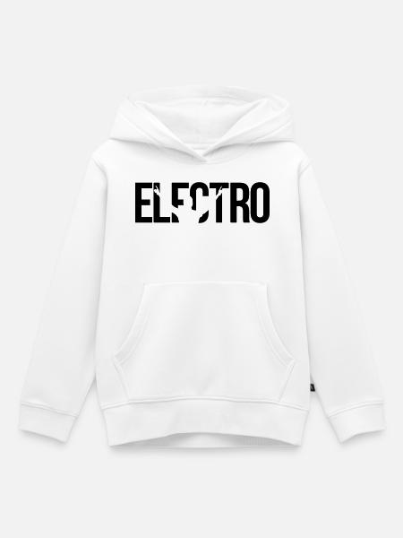 elektro - Kinder Premium Organic Hoodie - Weiß