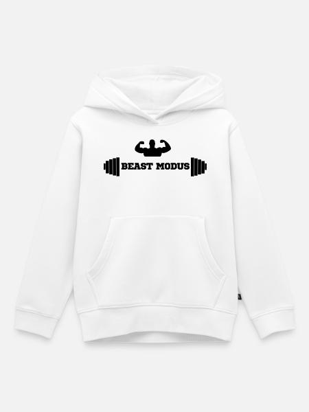 Sportler - Kinder Premium Organic Hoodie - Weiß