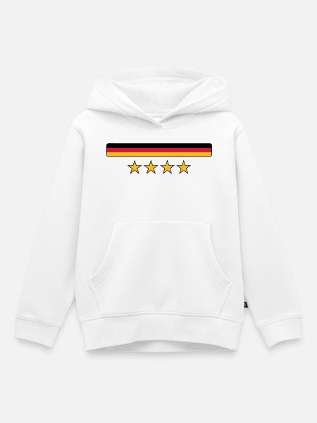 Deutschland - Kinder Premium Organic Hoodie - Weiß