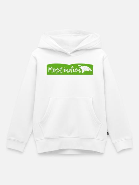 mostIndien - Kinder Premium Organic Hoodie - Weiß