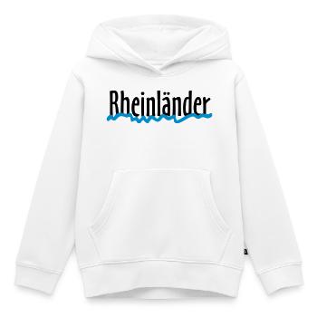 Rheinländer - Die Leute vom Rhein - Kinder Premium Organic Hoodie - Weiß - Vorne - AI Model Kid Female (0cm)