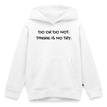 Cinéma / Citation / Série télé / Geek - Sweat Premium à capuche enfant bio - blanc - Devant - AI Model Kid Female (0cm)