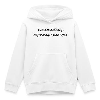 Cinema - Quotes - Film - Citations - Zitat - Humor - Kids Premium Organic Hoodie - white - Front - AI Model Kid Female (0cm)