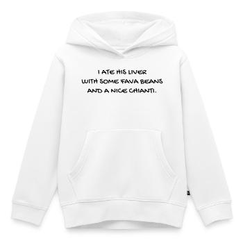 Cinéma / Citation / Série télé / Geek - Sweat Premium à capuche enfant bio - blanc - Devant - AI Model Kid Female (0cm)