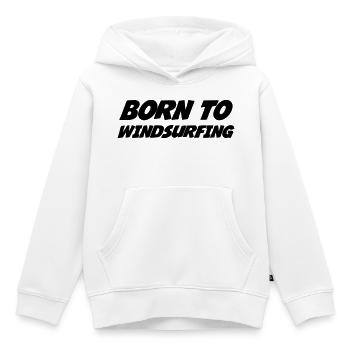 Windsurfen / Windsurfer / Windsurf / Windsurfing - Kinder Premium Organic Hoodie - Weiß - Vorne - AI Model Kid Female (0cm)