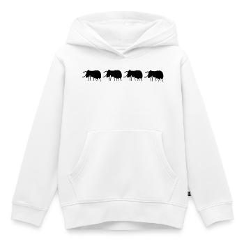 Beetles Bugs - Kids Premium Organic Hoodie - white - Front - AI Model Kid Female (0cm)