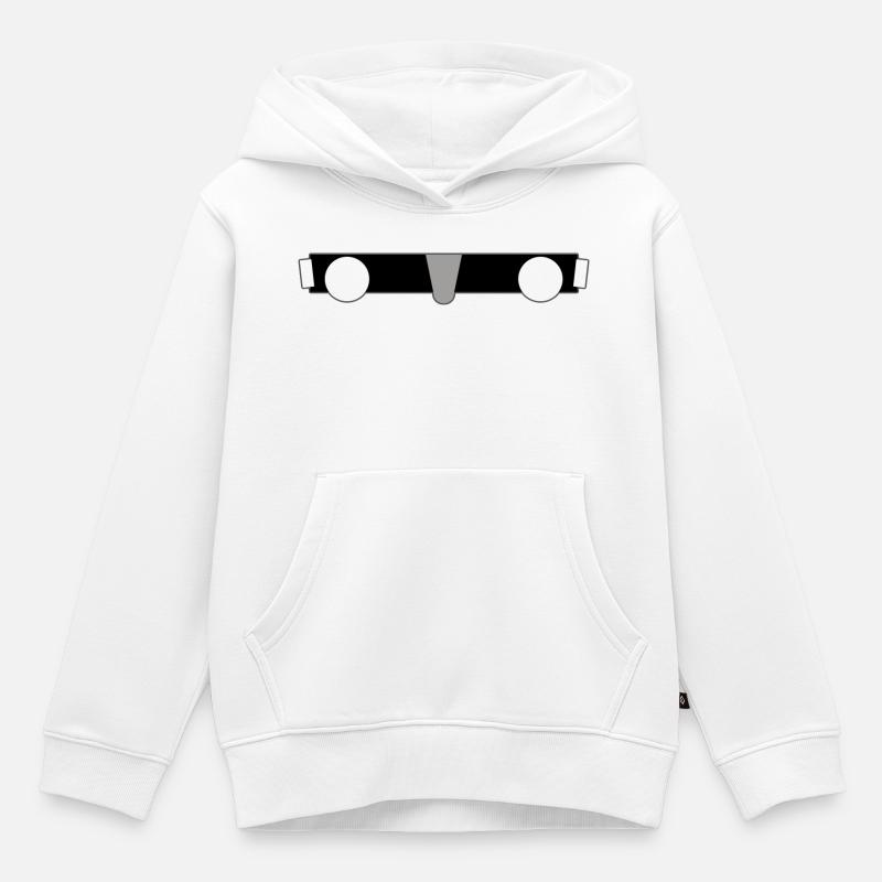 Alfa Giulia Sprint GTA - Sweat Premium à capuche enfant bio - blanc