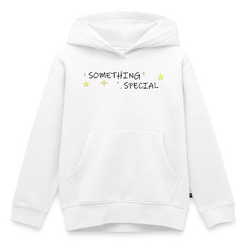 quelque chose de spécial - Sweat Premium à capuche enfant bio - blanc - Devant - AI Model Kid Female (0cm)