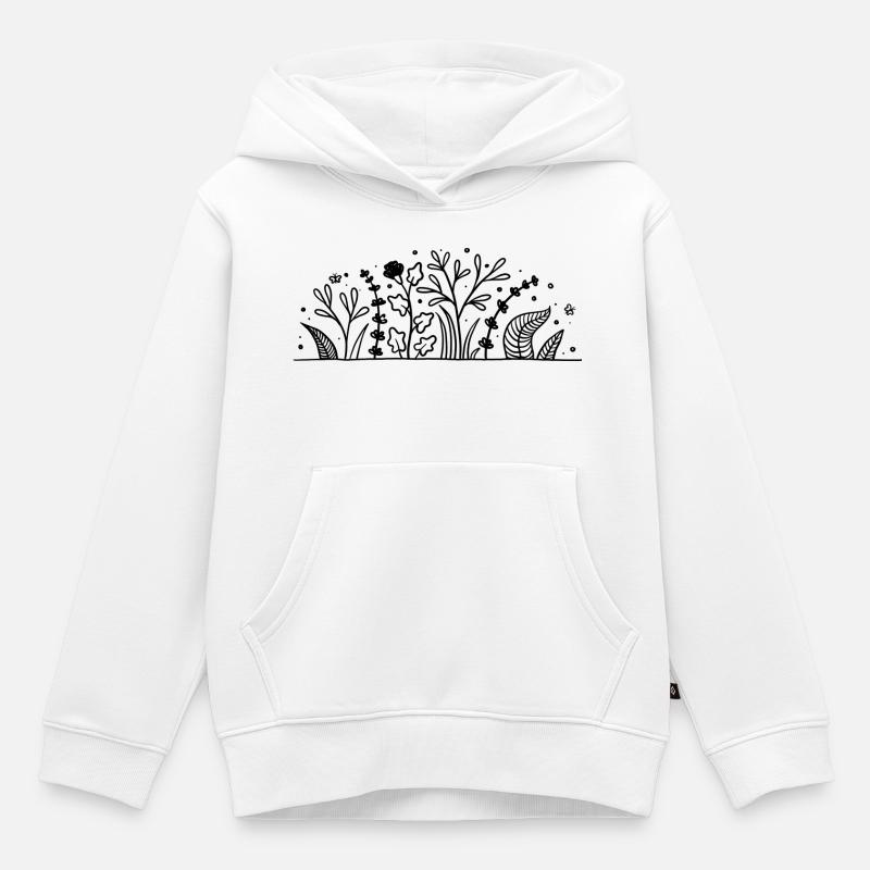 Planter - Sweat Premium à capuche enfant bio - blanc