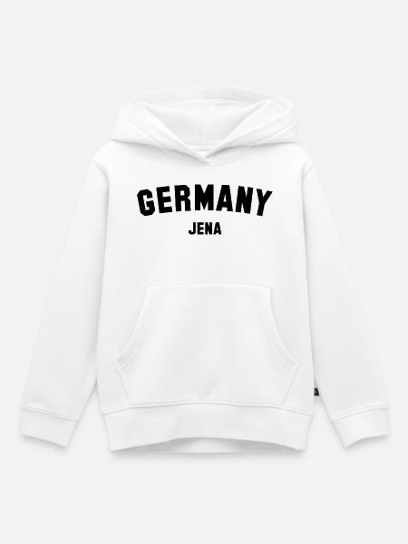 JENA - Kinder Premium Organic Hoodie - Weiß