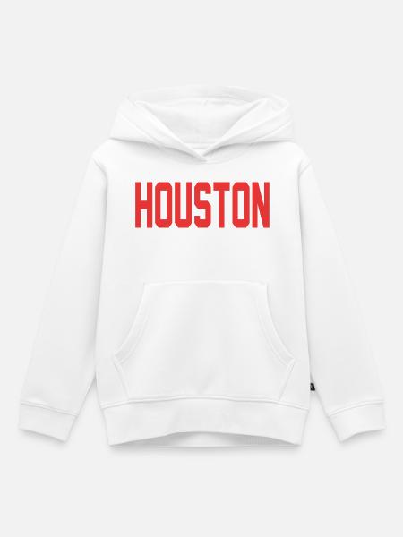 Houston Design - Kinder Premium Organic Hoodie - Weiß