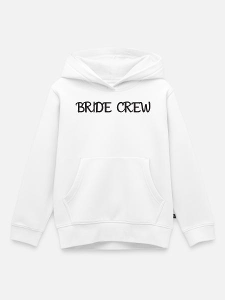 Bride Crew - Kinder Premium Organic Hoodie - Weiß