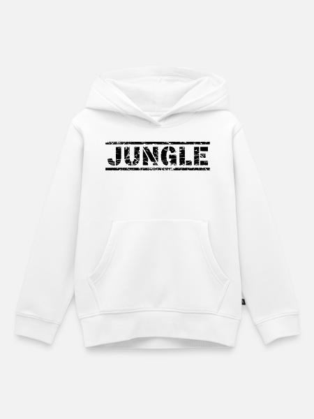 Jungle - Kinder Premium Organic Hoodie - Weiß