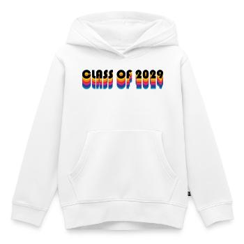 Class of 2029 - Sweat Premium à capuche enfant bio - blanc - Devant - AI Model Kid Female (0cm)