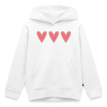 MERES FESTIVAL. MAMA. MAMA. MAMA. MAMMA. FEST - Kinder Premium Organic Hoodie - Weiß - Vorne - AI Model Kid Female (0cm)