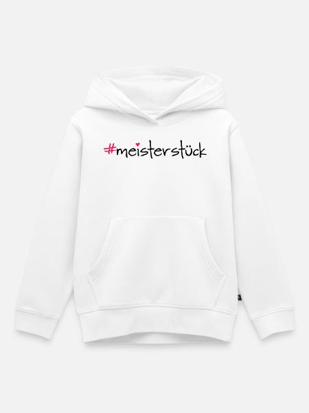 meisterstück - Kinder Premium Organic Hoodie - Weiß