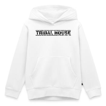 Tribal House - Kinder Premium Organic Hoodie - Weiß - Vorne - AI Model Kid Female (0cm)