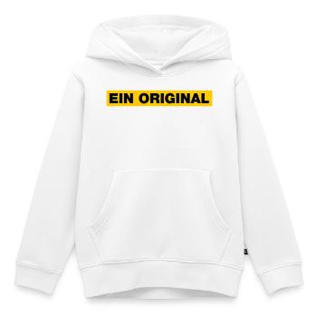 Ein Original - Kinder Premium Organic Hoodie - Weiß - Vorne - AI Model Kid Female (0cm)