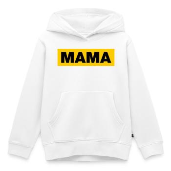 Mama - Kinder Premium Organic Hoodie - Weiß - Vorne - AI Model Kid Female (0cm)