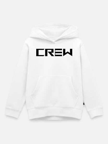 Crew Team Staff - Kinder Premium Organic Hoodie - Weiß