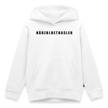 Härzbluetbasler Kanton Basel - Kinder Premium Organic Hoodie - Weiß - Vorne - AI Model Kid Female (0cm)