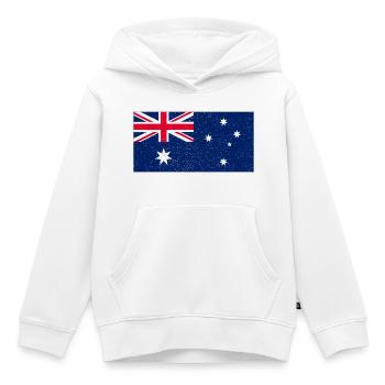 Australien - Kinder Premium Organic Hoodie - Weiß - Vorne - AI Model Kid Female (0cm)