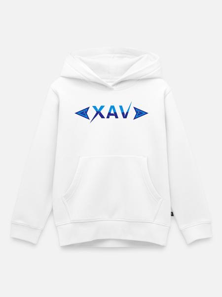 Xav - Kinder Premium Organic Hoodie - Weiß