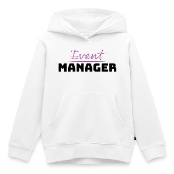 Tshirt fuer Event Manager - Kinder Premium Organic Hoodie - Weiß - Vorne - AI Model Kid Female (0cm)