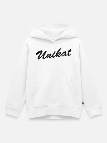 Unikat - Kinder Premium Organic Hoodie - Weiß