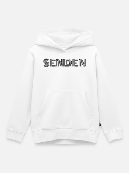 senden - Kinder Premium Organic Hoodie - Weiß