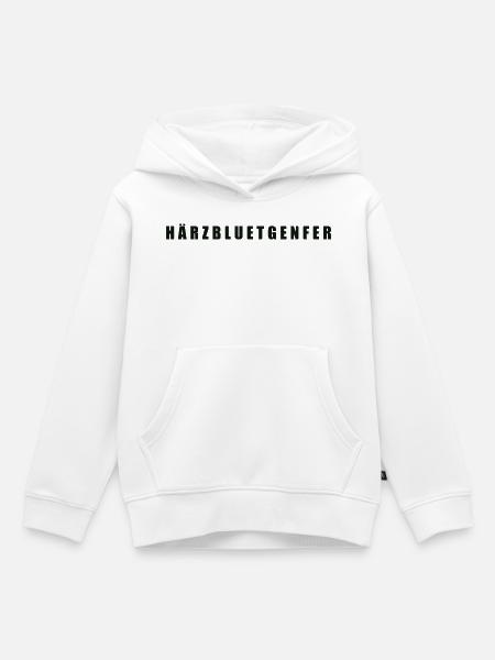 Härzbluetgenfer Kanton Genf - Kinder Premium Organic Hoodie - Weiß