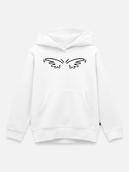 Columpio - Sudadera Premium con capucha infantil orgánica - blanco