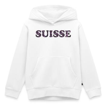 SCHWEIZ - Kinder Premium Organic Hoodie - Weiß - Vorne - AI Model Kid Female (0cm)