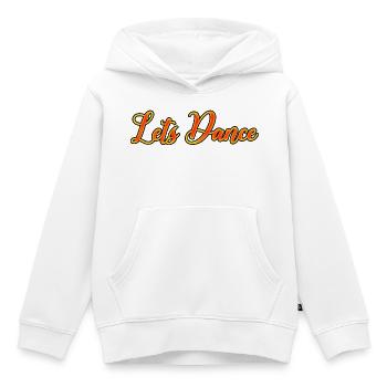 Feuriger Tanz Motivation für den Freigeist - Kinder Premium Organic Hoodie - Weiß - Vorne - AI Model Kid Female (0cm)