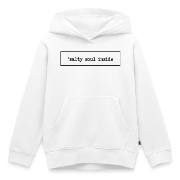 salty soul inside - Kinder Premium Organic Hoodie - Weiß - Vorne - AI Model Kid Female (0cm)