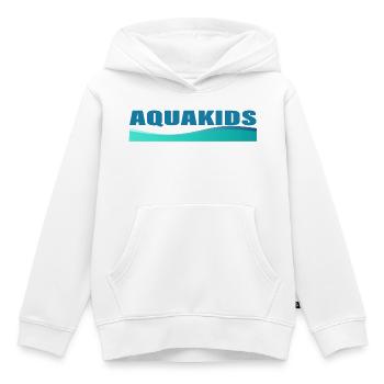 AQUAKIDS - Kinder Premium Organic Hoodie - Weiß - Vorne - AI Model Kid Female (0cm)