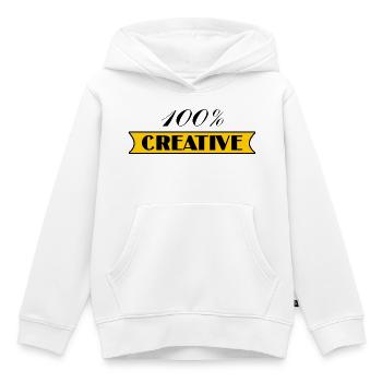 anniversaire. anniversaire décennie. humour. drôle - Sweat Premium à capuche enfant bio - blanc - Devant - AI Model Kid Female (0cm)