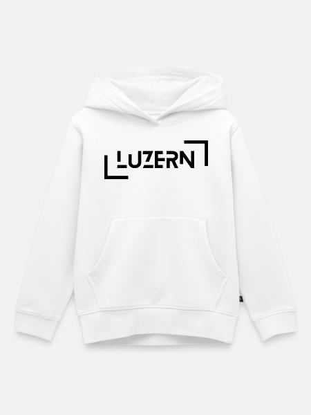 Luzern - Kinder Premium Organic Hoodie - Weiß