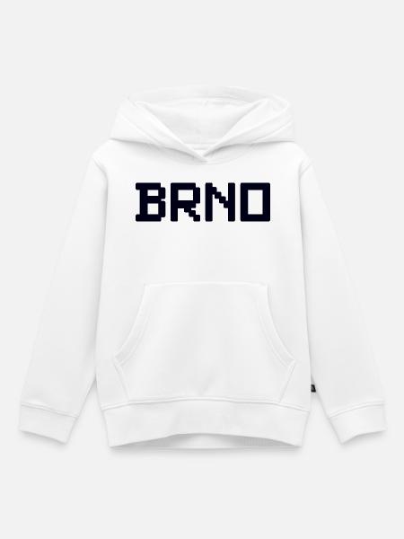BRNO Tschechien - Kinder Premium Organic Hoodie - Weiß