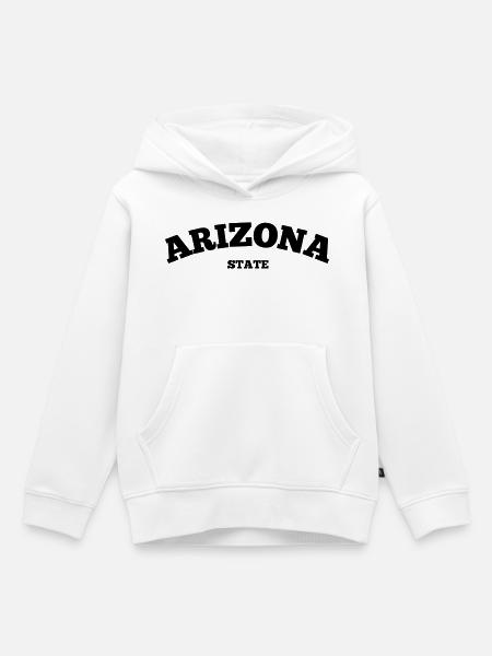 Arizona State - Kinder Premium Organic Hoodie - Weiß