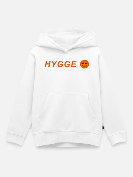 Winterspaß mit lächelnden Riffen - Kinder Premium Organic Hoodie - Weiß
